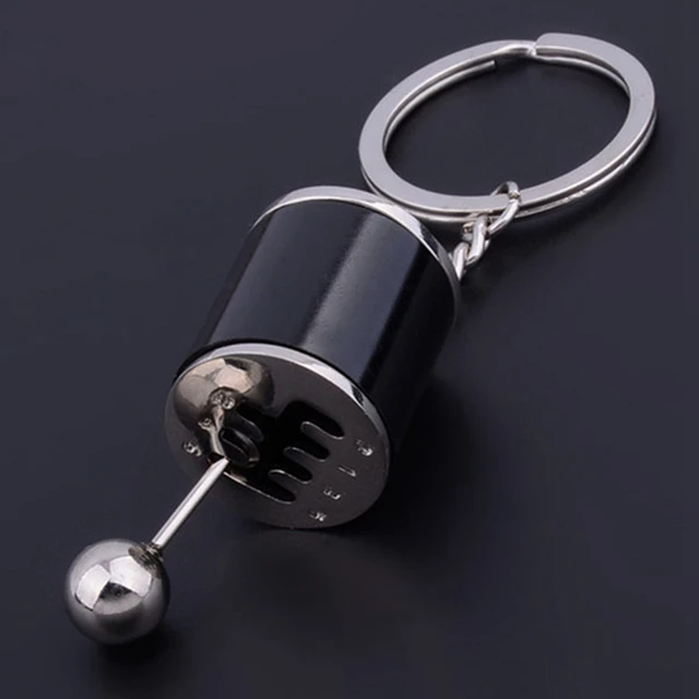 Anti Stress Car Gear Box Key Chain black