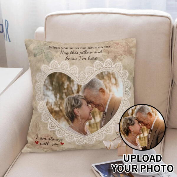 Custom "I Am Always With You" Pillow Cover with Double-Sided Printing - Perfect Birthday Gift