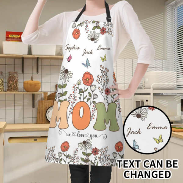 Custom "Mom" Apron for Home and Professional Use