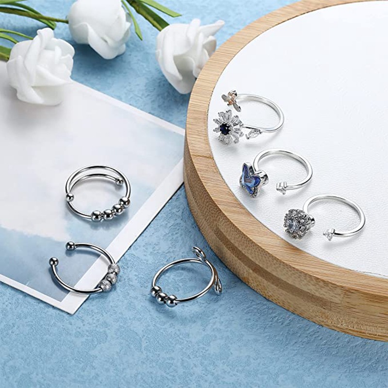 Adjustable Anxiety Rings for Women 2 Adjustable Anxiety Rings for Women 2