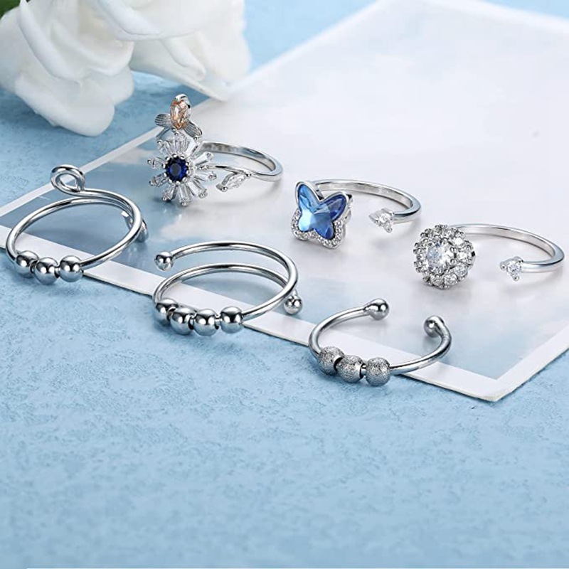 Adjustable Anxiety Rings for Women 3 Adjustable Anxiety Rings for Women 3